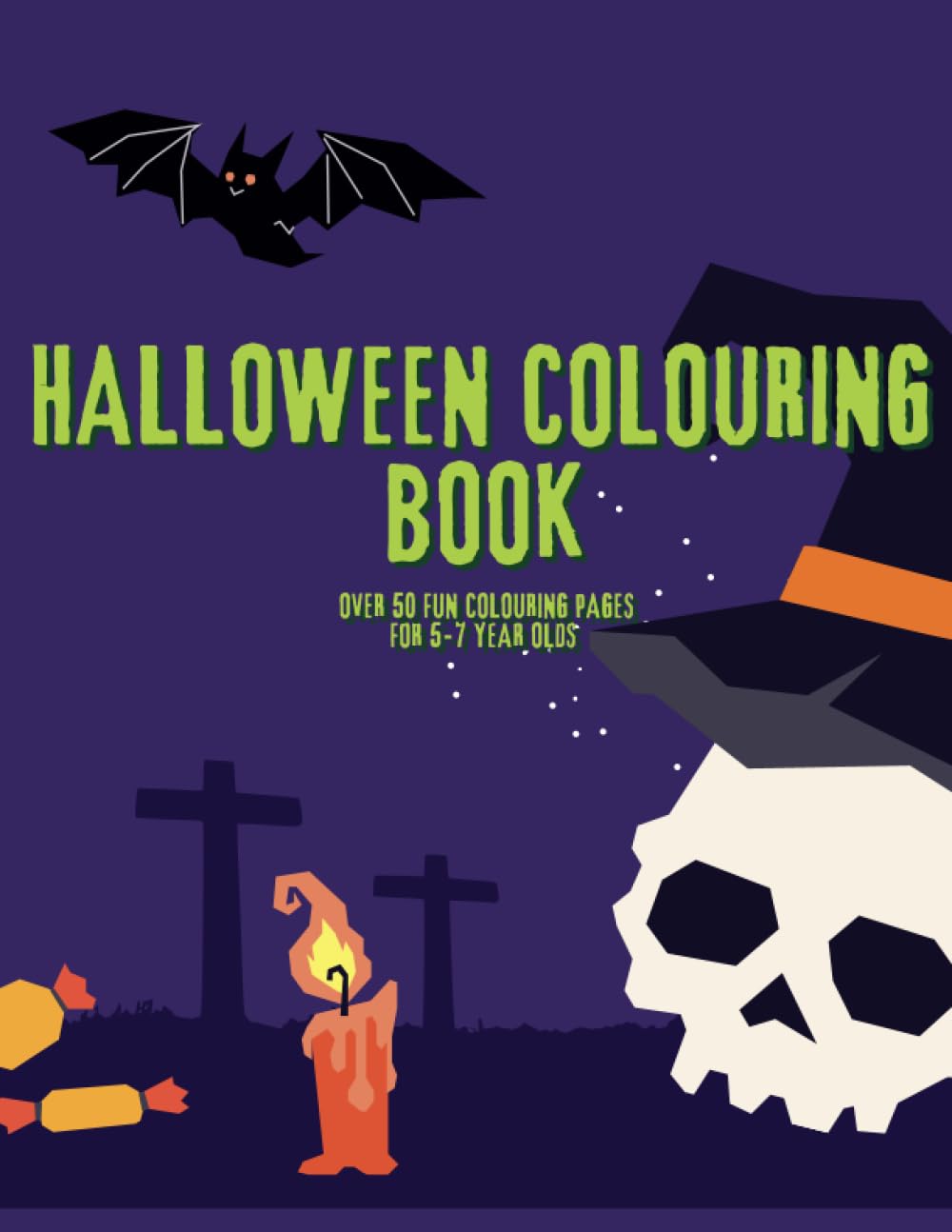 Halloween Colouring Book: Halloween Book for Children with Fun and Spooky colouring pages.: Themed activity book for kids, great as a Halloween treat!