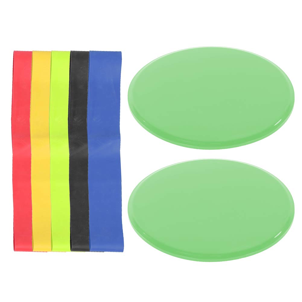 336g Fitness Sliding Disc, Fitness Slider, 6 Colors Quick Reps Calisthenics Street Workout for Home Gym Aerobics(default)