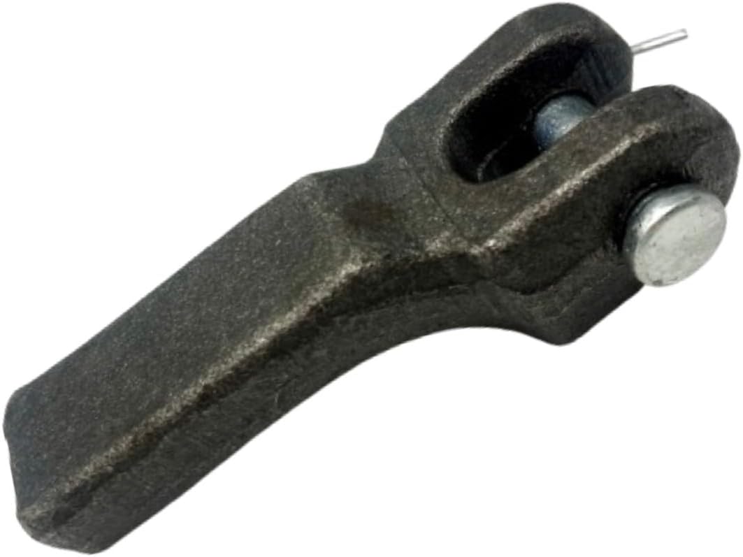 Buyers Products 5471000 Weld-On Safety Chain Retainer for 5/16 Inch Chain, Forged Steel Mount with Removable Clevis Pin and Cotter, 10000 lb WLL Trailer Safety Chain Keeper for Secure Connection