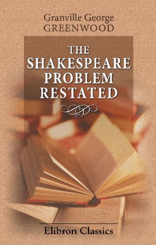 The Shakespeare Problem Restated