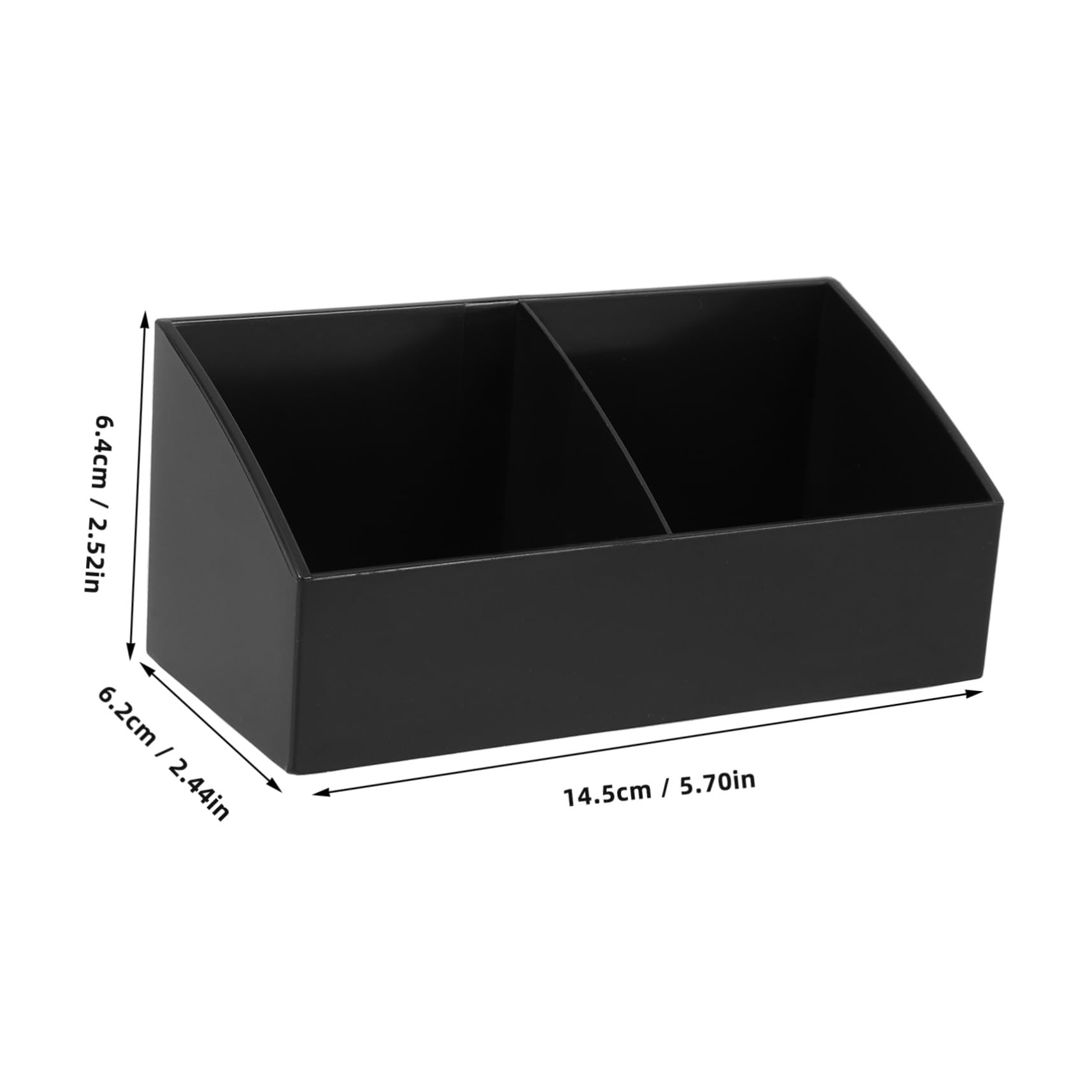 KICHOUSE Compartment Coffee Bag Organizer Compartment Storage Box for Tea Bags Sugar Packets Versatile Seasoning Packet Holder for Home Cafe Easy to Clean