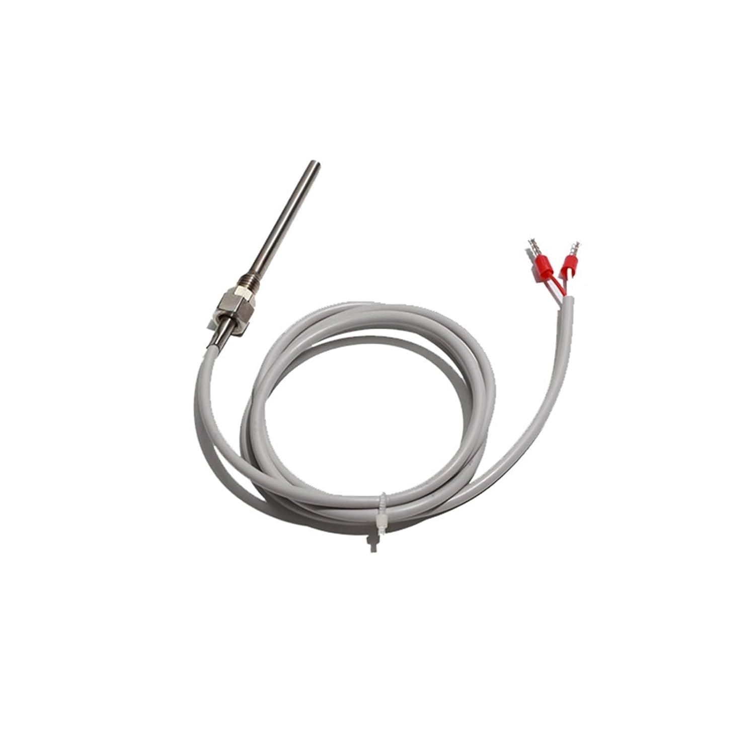 NTC Wire Thermocoulpe Temperature Sensor 10K 20K 50K 100K M8 Thread Dia.5MM Lenght 1Pcs(NTC 100K,Cable Length 1m,Probe 5x150MM)
