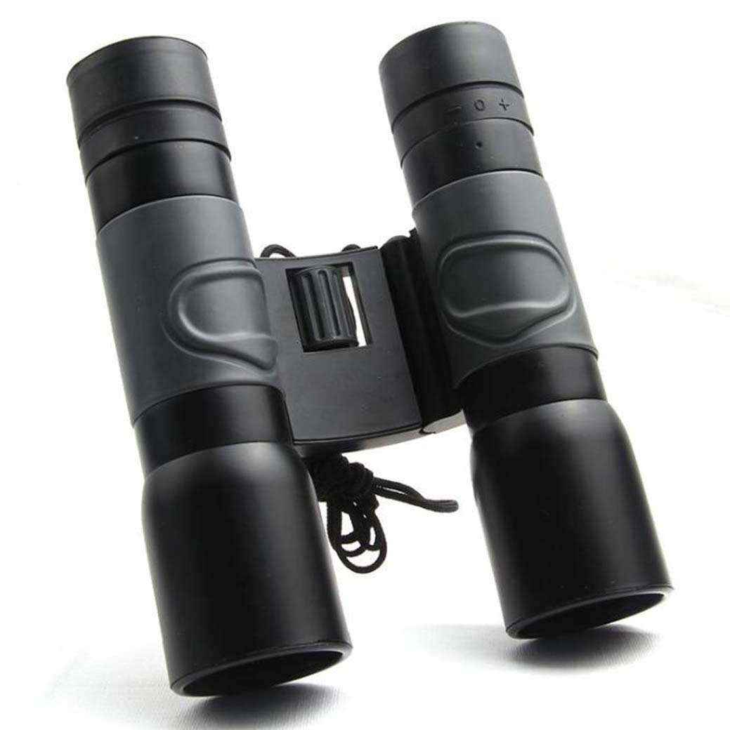 Telescopio/prismáticos compactos 12X32, Prisma de Techo Totalmente óptico, Enfoque Antideslizante, telescopio Plegable Recto portátil para observación de Aves, Caza/código de Producto: WXJ-768