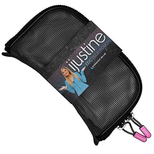 KONDOR BLUE x iJustine | Complete Collection | 9 Braided Cable Pack with EDC Tech Pouch for Cable Organization, Compatible with Phones, Computers, Cameras, & Beyond | Pink