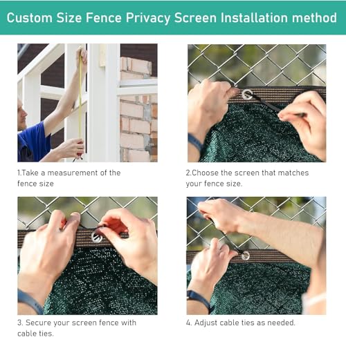 Malloom Grün Sichtschutz Zaunblende, 2x15m Zaunblende150 g/m² Schattiernetz Tennisblende, Windschutz UV-resistent Reißfest, mit Löcher und Kabelbinder für Garten, Balkon, Terrasse, Veranda