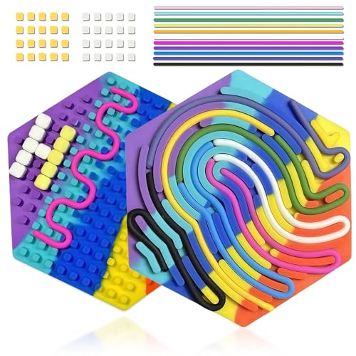 Echehi Giochi Sensoriale a Doppia Faccia in Silicone, Adatto a Bambini e Adulti per Alleviare Stress, Ansia e ADHD. Diamante Echehi Giochi Sensoriale a Doppia Faccia in Silicone, Adatto a Bambini e Adulti per Alleviare Stress, Ansia e ADHD. Diamante