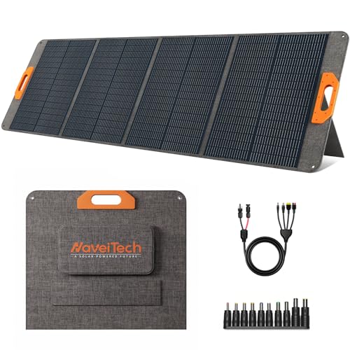 200W Faltbares Solarmodul, Monokristall Silizium Solarmodul, geeignet für Powerbanks...