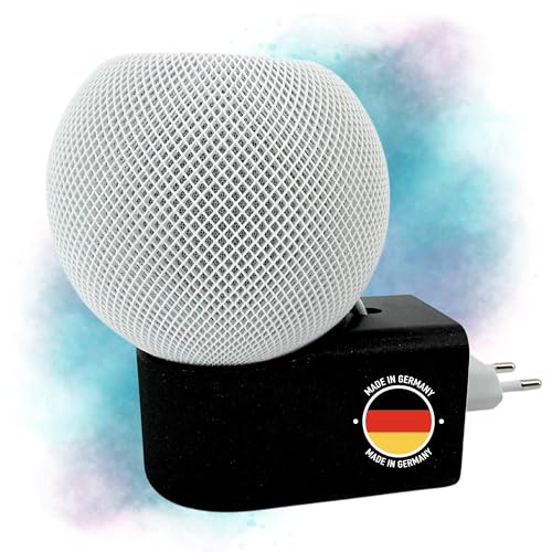 ULROAD Steckdosen Halterung kompatibel mit Apple Homepod Mini Lautsprecherwandhalterung Smart Lautsprecher Wandhalter Wandhalterung ohne Bohren Schrauben