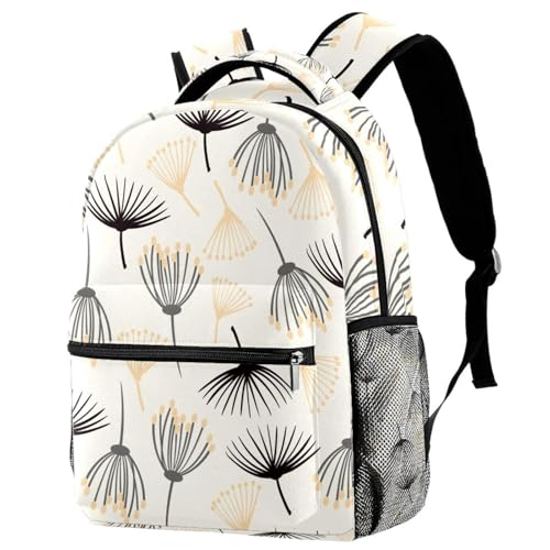 Sac à dos d'école pour filles et garçons, grand sac de voyage décontracté imprimé floral