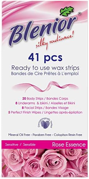 Blenior Full Set Strips Sensitive - 41 Pieces (Rose)