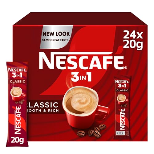 Nescafe 3in1 Instant Coffee Mix Sachet 20g (24 Sticks)