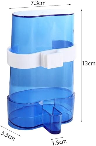Miniatura 2 de 1 alimentador automático de agua, dispensador de comederos de agua para pájaros, contenedor de almacenamiento para bebedores, contenedor colgante de