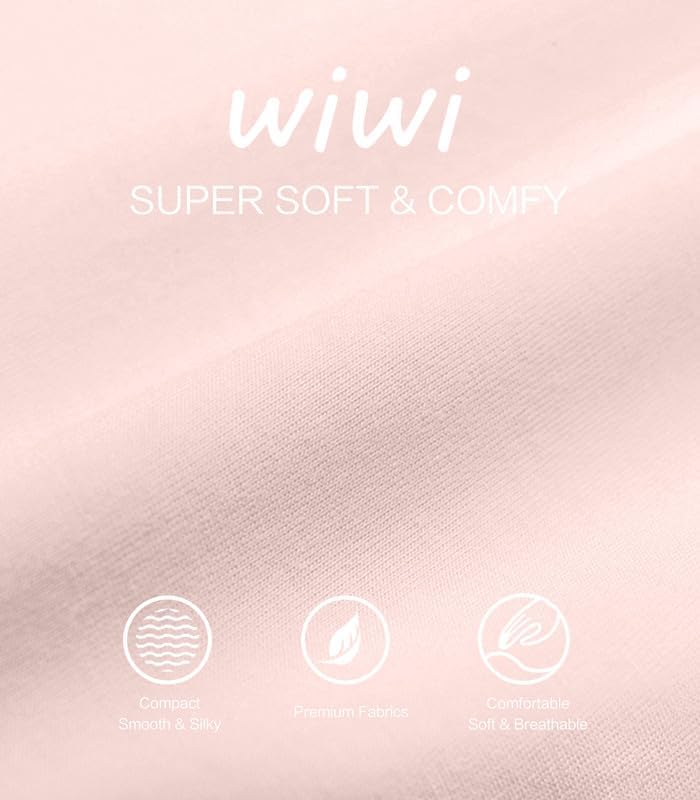 WiWi Sleep Shorts for Women Soft Yoga Bottoms Wide Leg Lounge Pj Short Pants Viscose from Bamboo S-XXL - Image 5