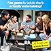 Super Trivia Game for Adults with 1200 Questions - Fun Board Game for Adults - Family Road Trip Travel Game for The Pursuit of Trivial Knowledge