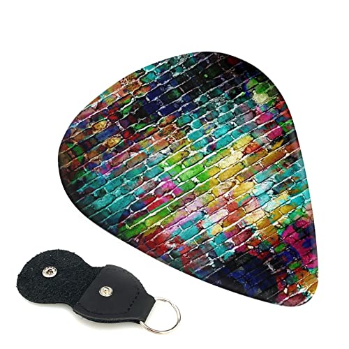 Lot de 6 médiators muraux colorés pour guitare acoustique, guitare électrique, basse, ukulélé – fins, moyens et épais. - Les Beatles, Paul McCartney, John Lennon, RIngo Starr, George Harrison Lot de 6 médiators muraux colorés pour guitare acoustique, guitare électrique, basse, ukulélé – fins, moyens et épais.