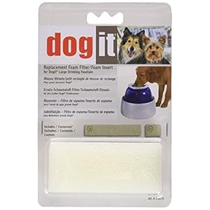 Dogit Replacement Foam Insert for Fresh & Clear Drinking Water Fountain for Large Dogs, 2-Pack