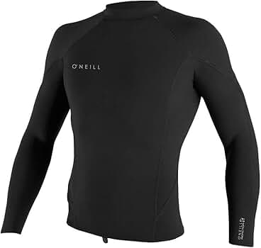 Amazon.com: O'NEILL Men's Reactor-2 1.5MM L/S TOP, Black, X