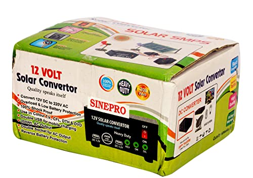 Image of Rashri; One for All 12v 200 watt DC to AC Converter with USB Port and Socket