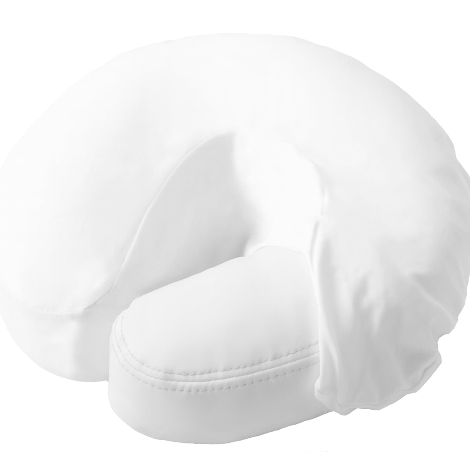 Lot de 3 draps de table de massage - Chaque lot comprend 3 pièces (drap plat, drap-housse, housse pour repose-visage) - Microfibre blanche pour spa et usage professionnel