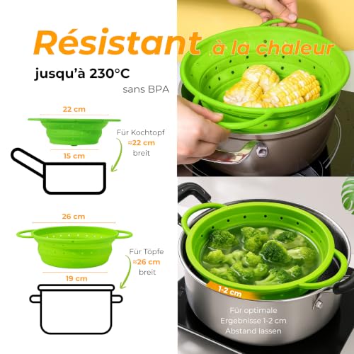 Passoire silicone sans BPA CLOVE à structure solide et robuste - 7
