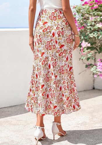 Image of BTFBM Satin Skirts for Women Trendy 2026 Summer Fall