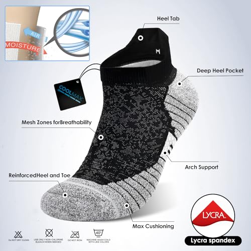 3 Pairs Ankle Compression Socks For Women Men Cushioned Running Trainer Socks Plantar Fasciitis Neuropathy Socks2