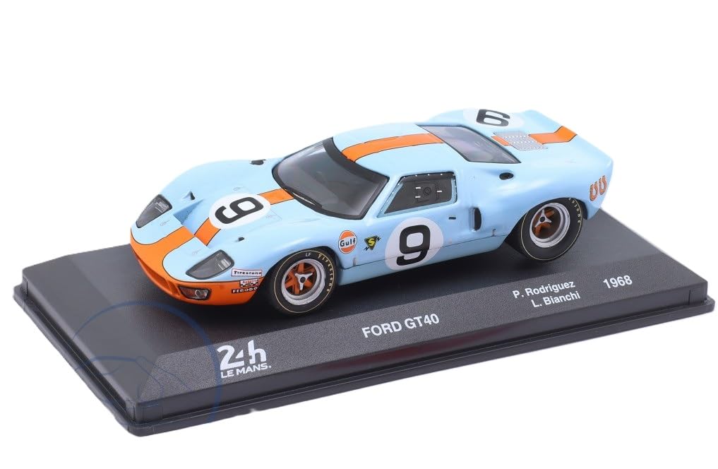 Amazon | イクソ(IXO) フォード GT40 ミニカー 1/43 Gulf ルマン24時間
