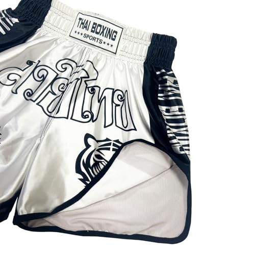 Image of Kids Boys Muay Thai Shorts Boxing Kickboxing MMA Club Training Competitions Athletic Trunk
