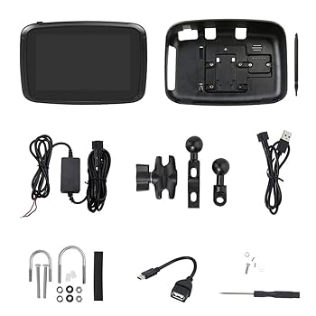 Amazon.co.jp: 5インチオートバイワイヤレスCarplayナビゲーター