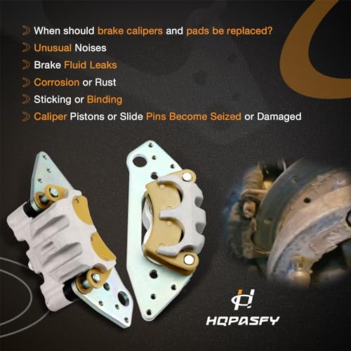 Image of Brake Calipers with Pads Front Left & Right, Replace# 1912255, 1913060 | Compatible with 2015-2022 Polaris RZR 1000 XP /4 900 /RS1, Ranger 570 /800 /900 /1000, General 1000
