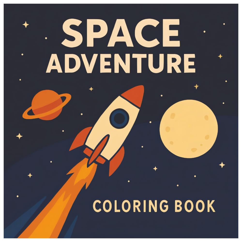 Space Adventure Coloring Book