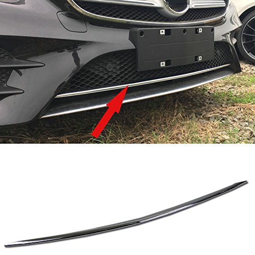 RUIQ メルセデス ベンツ 新型 Eクラス 専用 外装 クロームメッキ フロント 下部グリル フィン ガーニッシュ Mercedes Benz E-Class Sedan Sport 5代目 W213 専用設計
