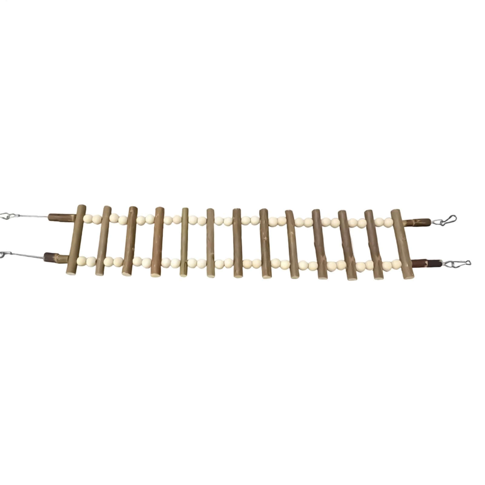 Bird Ladder, Flexible Assembly Options, Wood Material, Bird Bridge, Hamster Climbing Toy, Versatile Use, For Cockatiel, Hamster, Ferret, Lovebird, Macaws, Finches And Sugar Glider