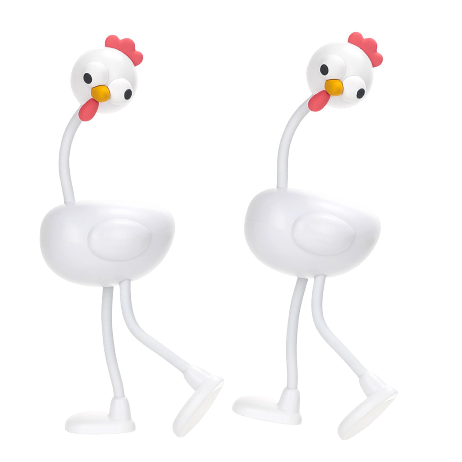 Hsioluted Portable Chicken Night Light Reading Desk Lamp for Bedside Camping Abstract Light