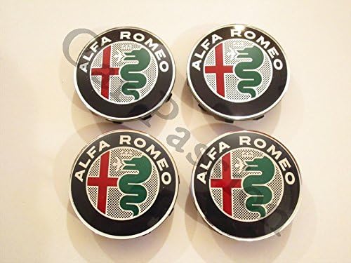 Alfa Romeo Giulia Wheel Hub Cap Wheel Cover Giulietta 159 Brera 60 mm Wheel Centre Cap New Logo 2016