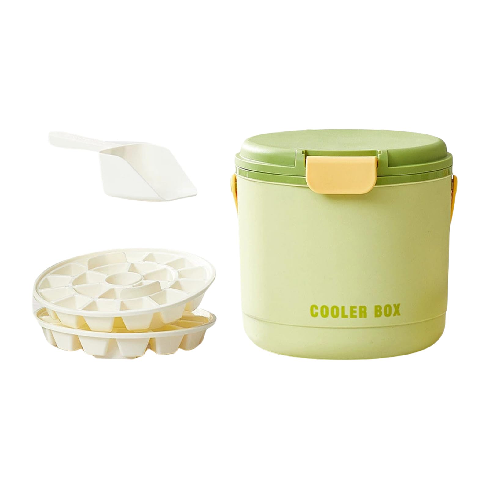 Jazuaiao Flexible Ice Cubes Maker Ice Cubes Tray Insulated Bucket Molds Texture Perfect for Beverages Insulated Bucket