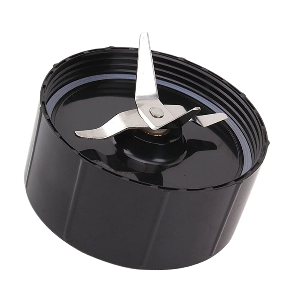 Blender Blades Replacement Parts, 4 Fins MB 250W Blender Cross Blades Juicer Mixer Spare Assembly Replacement Parts for Home (Black)