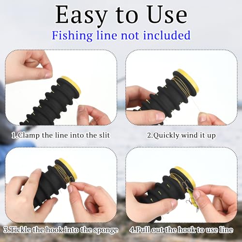 6 Pcs Fishing Leader Holder, Box, 72 Slot miniatura 4