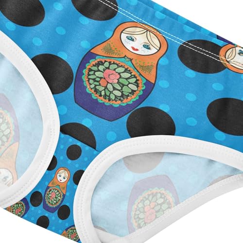 Russian Nesting Dolls Floral Toddler Girls's Underwear 2T 202c13724