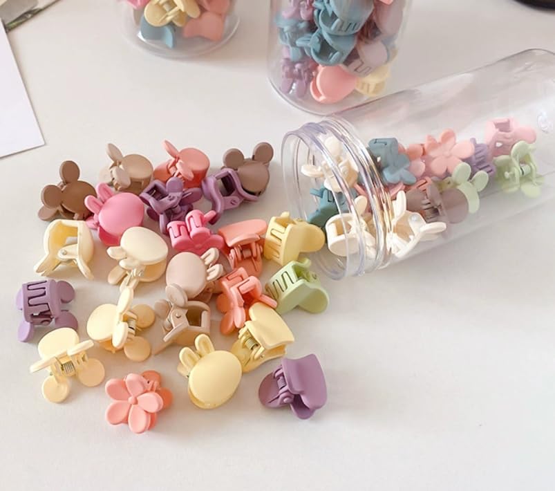 50 PCS Mini Claw Clips Small Hair Clips,Barrettes Hair Accessories Colorful Cute Hair Accessories for Women