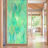 Stained Glass Film for Glass Doors Moroccan Decorative Privacy Window Film Anti-UV Static Window Cli