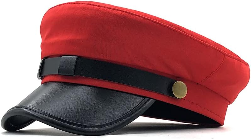 Classic Chauffeur Hat for Men Women Unisex Captain Sailor Hat Newsboy Cap Costume Hats