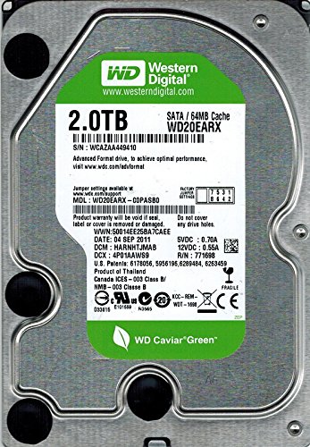 Western Digital WD20EARX-00PASB0 2TB DCM: HARNHTJMAB : Amazon.co