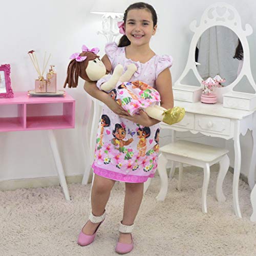 Tal Menina Tal Boneca Mari - Vestido Moana Bebê Trapézio