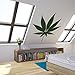 Marijuana Leaf Weed Plant Vinyl Wall Art Sticker/Vinile da Parete/Adesivi per la Casa