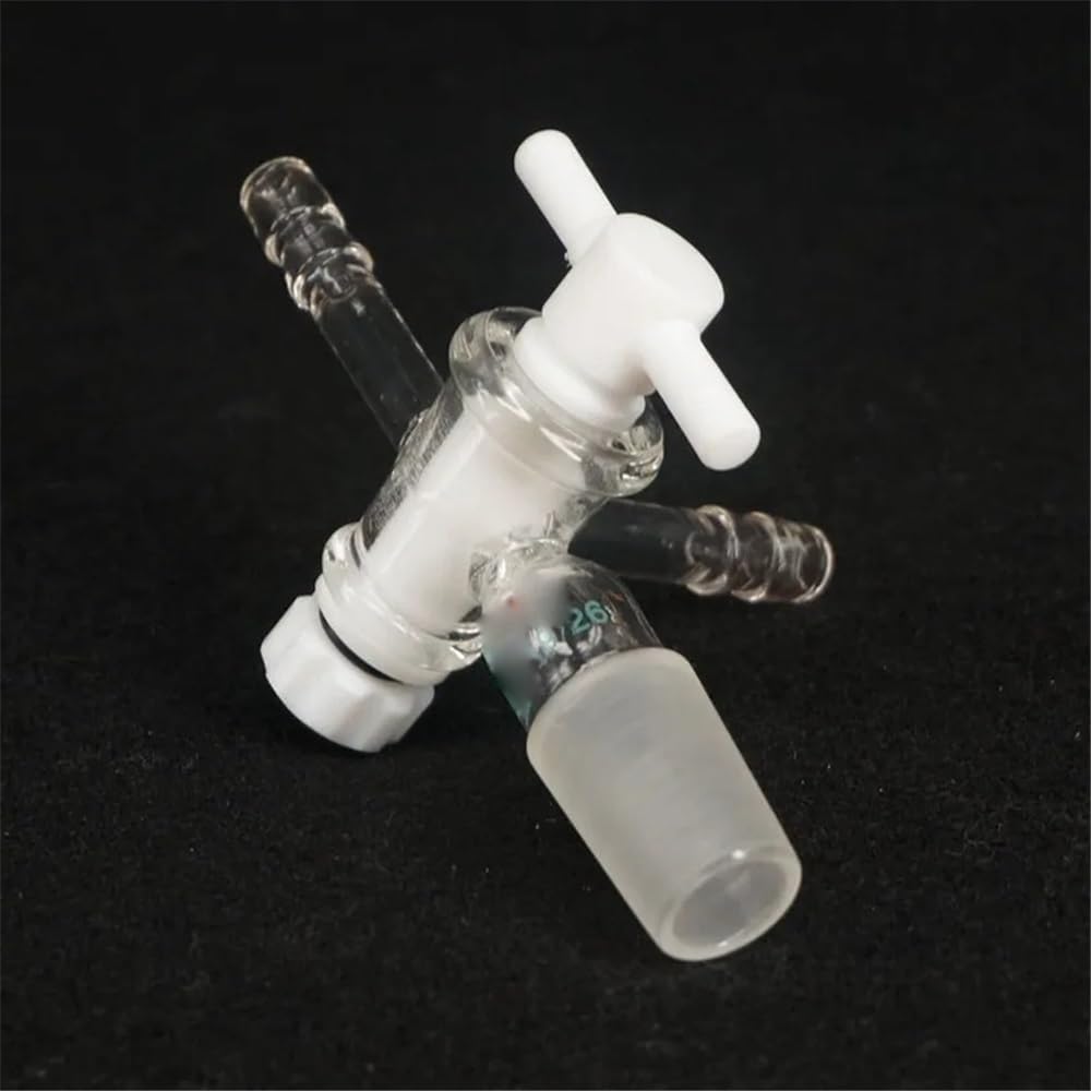Laborglaswaren 1Pcs 14/23 19/26 24/29 29/32 Joint T Typ Glas Adapter Dreiwegehahn Labor(14 23)