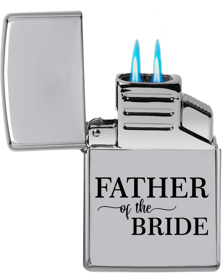Encendedor Soplete Dual Flame Father of The Bride Chrome