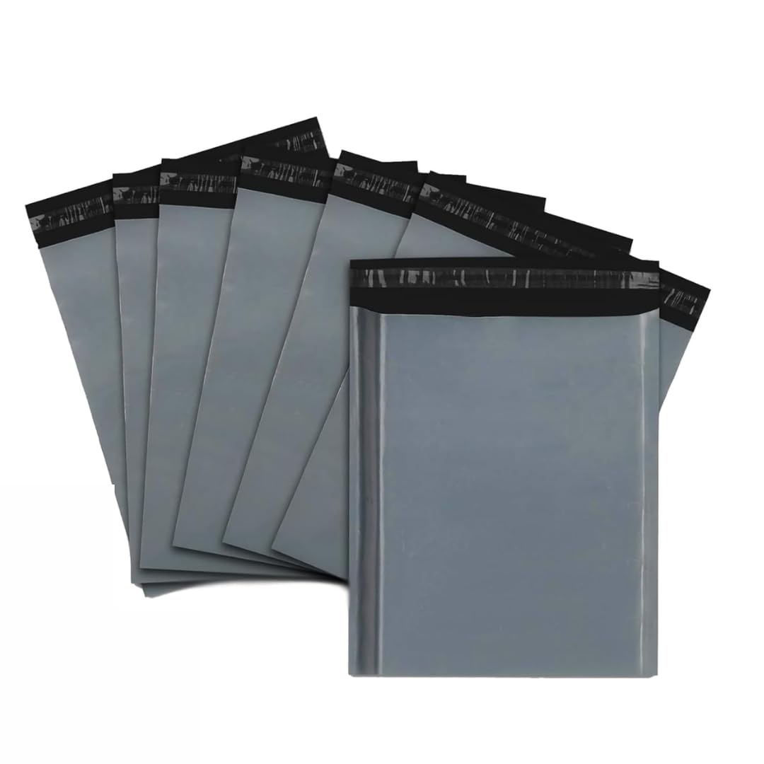 18x22 50 Mailing Bags Self Seal Grey Parcel Bags | Packaging Mailers, Plastic Envelopes Large Mailing Bags, Postage Bags, Shipping Bags | Tear Proof Delivery Bags for Parcels Packing