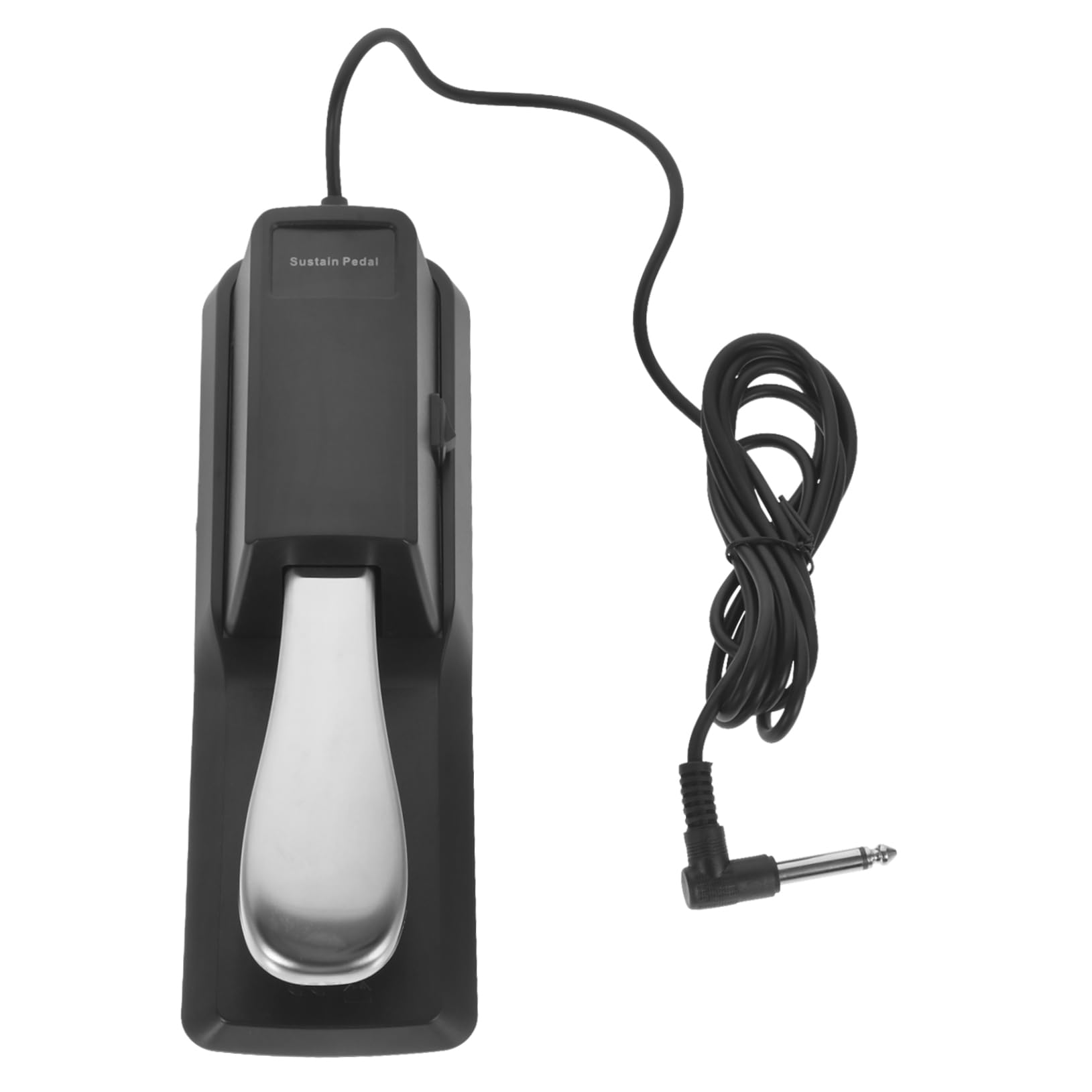 Levemolo Classic Style Sustain Pedal for Piano Electronic Keyboard Foot Sustain Pedal Smooth Sound Silver