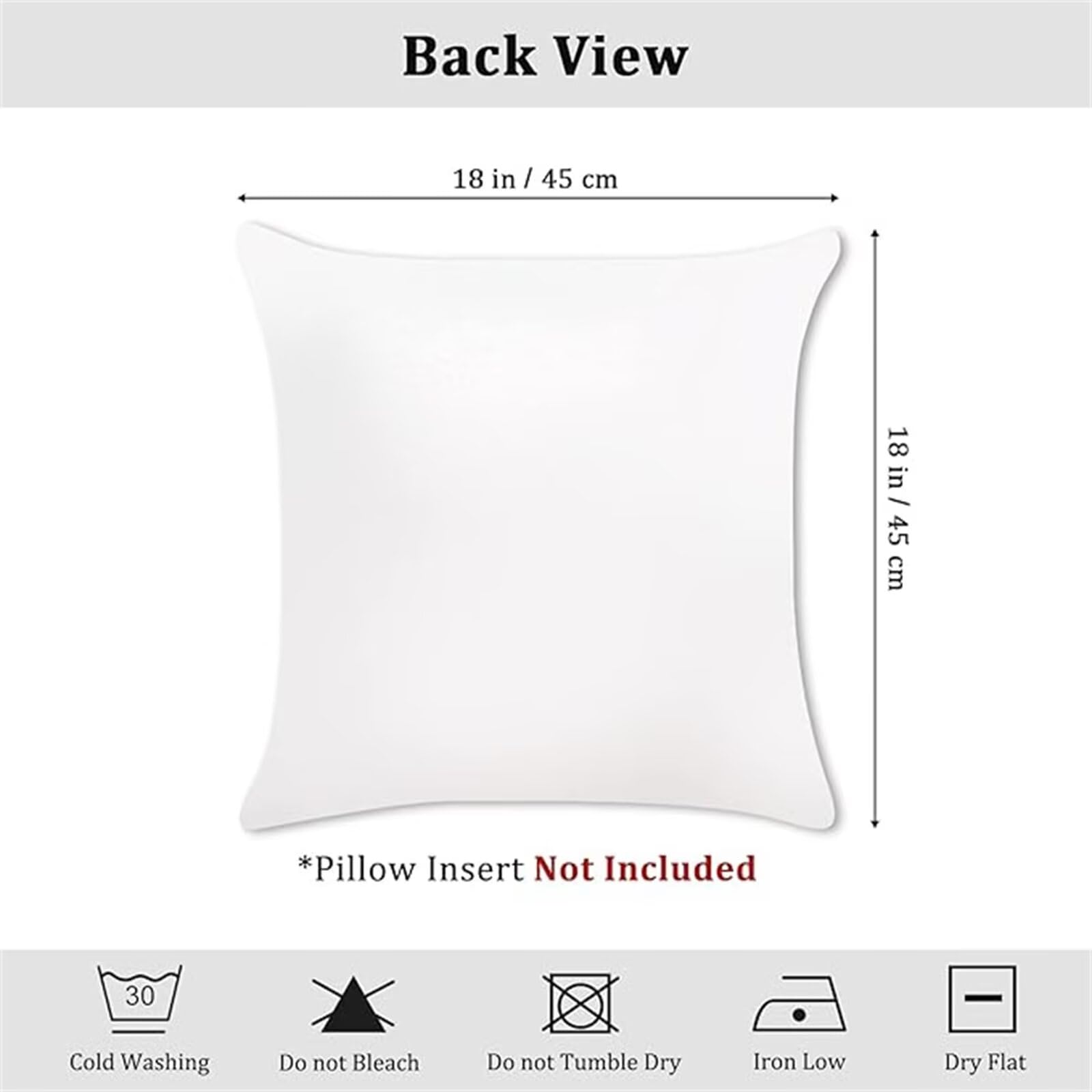 Kissenbezüge 4er Set 50x50cm Dekorative Kissenhülle, Leinen Zierkissenbezüge mit unsichtbarem Reißverschluss, Weich Kissen Bezug Zierkissen für Sofa Wohnzimmer Zuhause Dekor, Text Schwarz SD7366